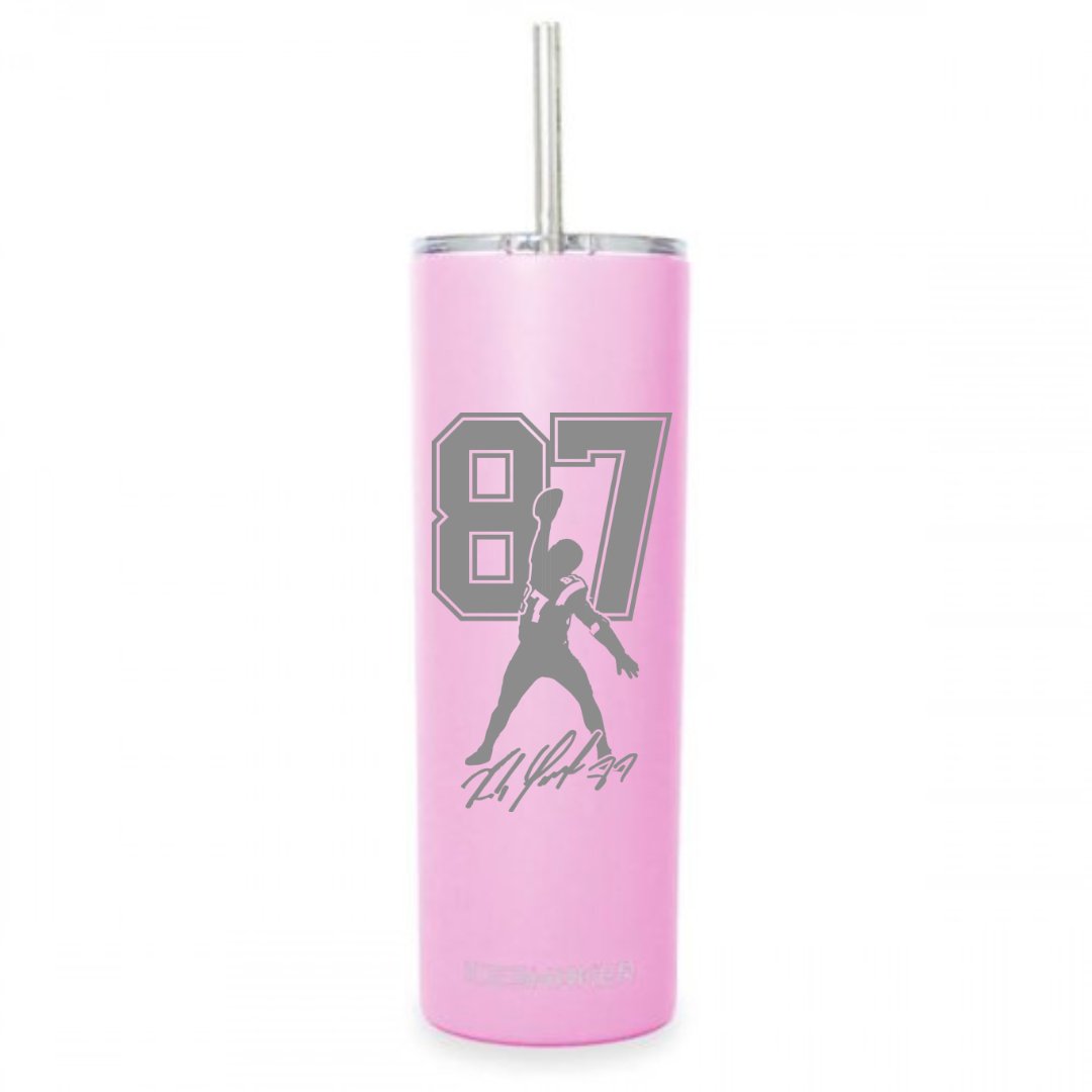 Gronk Signature Edition Custom 20oz Skinny Steel Tumbler