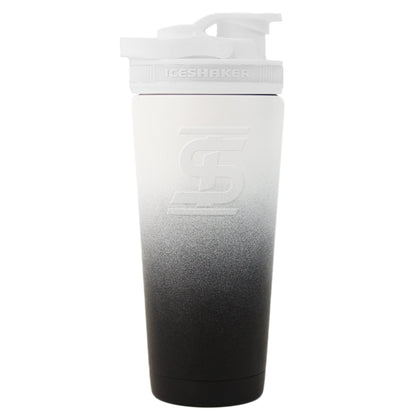 26oz Black White Ombre Ice Shaker