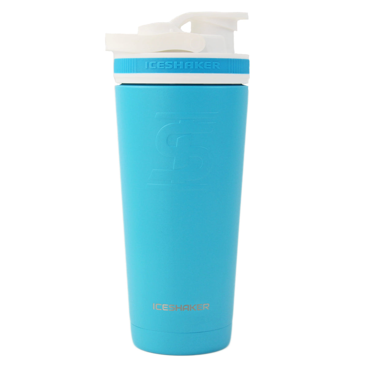 26oz Caribbean Blue Ice Shaker