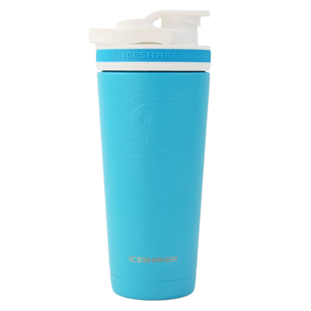 26oz Caribbean Blue Ice Shaker
